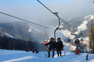 Igor goes skiing